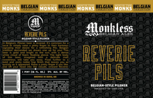 Monkless Belgian Ales Reverie Pils