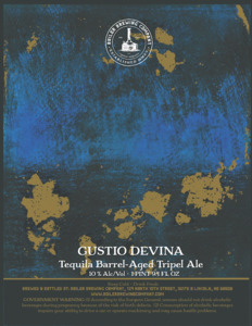 Boiler Brewing Company Gustio Devina Tequila Barrel-aged Tripel Ale May 2024