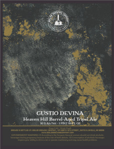 Boiler Brewing Company Gustio Devina Heaven Hill Barrel-aged Tripel Ale