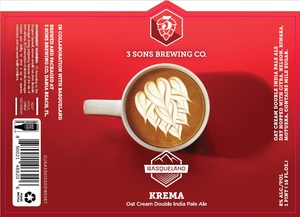 3 Sons Brewing Co Krema April 2024