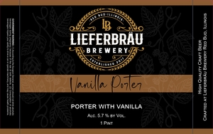 Lieferbrau Brewery Vanilla Porter April 2024