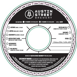 Austin Street Brewery Poloco Pils April 2024