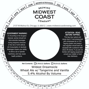 Midwest Coast Brewing Company Wildest Dreamsicle