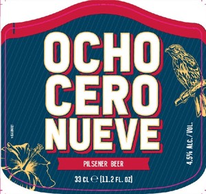 Ocho Cero Nueve Pilsener Beer May 2024