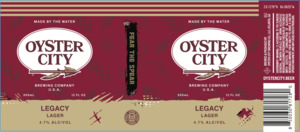 Oyster City Legacy Lager April 2024
