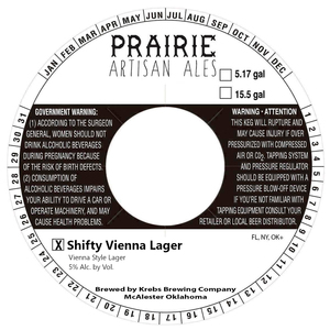 Prairie Artisan Ales Shifty Vienna Lager