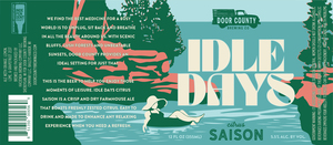 Door County Brewing Co Idle Days Citrus Saison May 2024