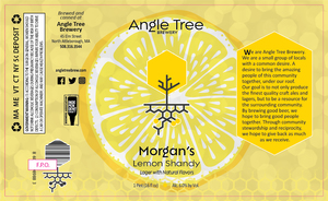 Angle Tree Brewery Morgan's Lemon Shandy April 2024
