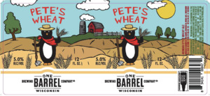 One Barrel Brewing Company Pete's Wheat Ale