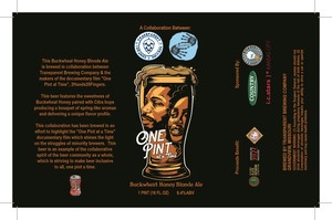 One Pint At A Time Buckwheat Honey Blonde Ale April 2024