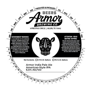 Armor Brewing Co Armor India Pale Ale