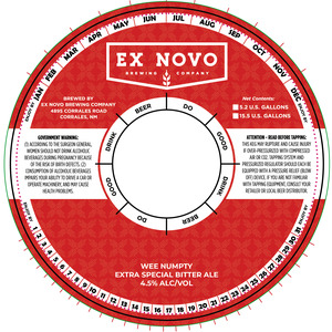 Ex Novo Brewing Company Wee Numpty April 2024