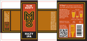 M8 Beer Slim Dusty Hazy IPA May 2024