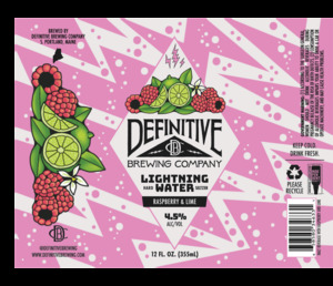 Lightning Water Raspberry & Lime April 2024