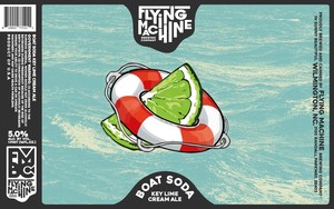 Flying Machine Brewing Company Boat Soda Key Lime Cream Ale