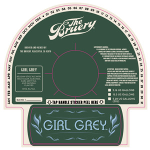 The Bruery Girl Grey April 2024