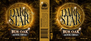 Bur Oak Brewing Company Dark Star Black Lager