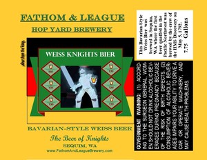 Fathom & League Hop Yard Brewery Weiss Knights Bier