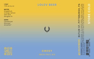 Lolev Beer Crest April 2024