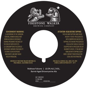 Firestone Walker Brewing Company Maltose Falcons May 2024