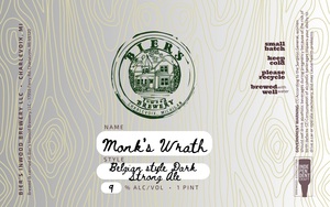 Bier's Inwood Brewery Monk's Wrath May 2024