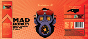 Goose And The Monkey Brewhouse Mad Monkey Blood Orange Sour Ale May 2024