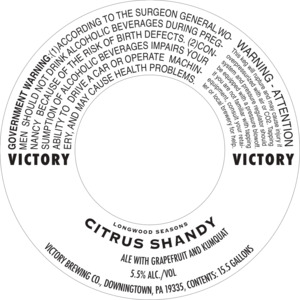 Victory Citrus Shandy