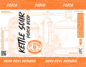 Brau Brothers Brewing Co, Ll Kettle Sour Peach