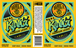 Barrier Brewing Co King: Premium Lager