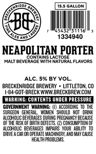 Breckenridge Neapolitan Porter May 2024