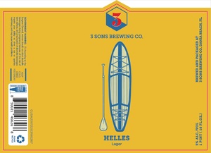 3 Sons Brewing Co Helles May 2024