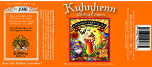Kuhnhenn Brewing Company Cinnamon Crunch Ale