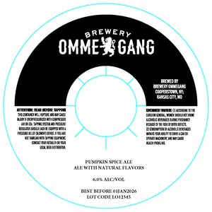 Brewery Ommegang Pumpkin Spice Ale