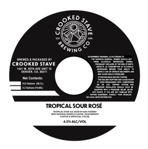 Crooked Stave Tropical Sour RosÉ May 2024