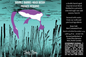 Fonta Flora Brewery Double Barrel-aged Decoy Private Reserve May 2024