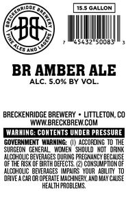 Breckenridge Amber Ale May 2024