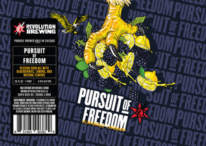 Revolution Brewing Pursuit Of Freedom Blackberry Lemonade
