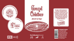 Market Garden Brewery Grand Orbiter Phased Rye Lager May 2024