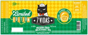 7 Vidas Cerveza Artesanal Passion Fruit Milkshake IPA