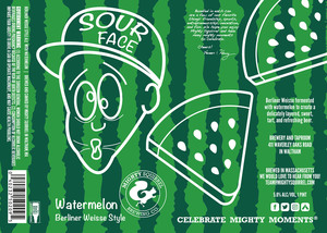 Mighty Squirrel Brewing Co. Sour Face Watermelon Berliner Weisse Style