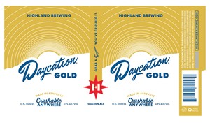 Highland Brewing Daycation Gold