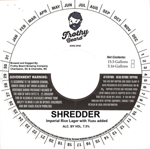 Frothy Beard Brewing Company Shredder