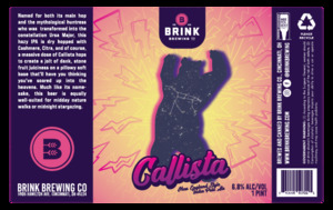 Brink Brewing Co. Callista New England Style IPA May 2024