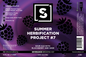 Severance Brewing Co. Summer Herbification Project #7 May 2024