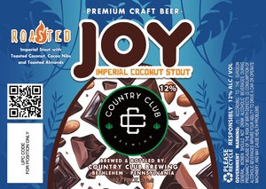 Country Club Brewing Joy Imperial Coconut Stout July 2024