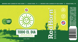 Red Horn Brewing Company Todo El Dia Mexican Style Pale Lager With Lime