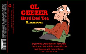 Ol Geezer Hard Iced Tea - Lemon