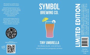 Tiny Umbrella Hurricane Cocktail Ale With Passion Fruit, Pomegranate, And Lemon. May 2024