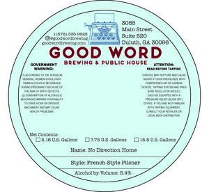 Good Word Brewing No Direction Home