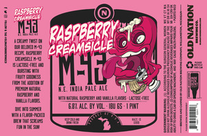 Old Nation Brewing Co Raspberry Creamsicle M-43 May 2024